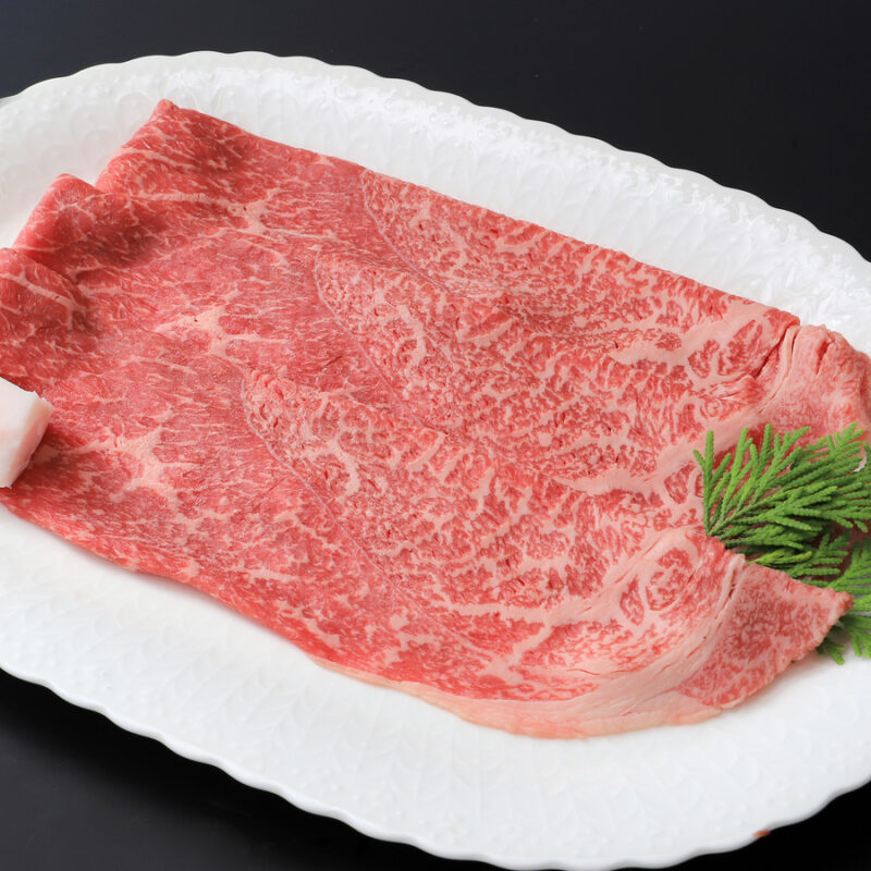 賀牛すき焼用モモバラスライス 600g